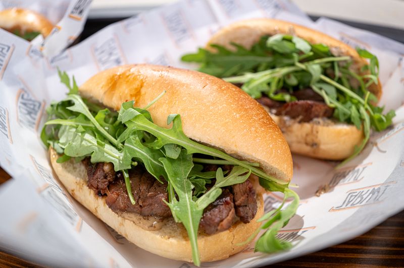 Italian beef sandwich